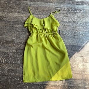 Gorgeous Chartreuse Light and Flirty dress